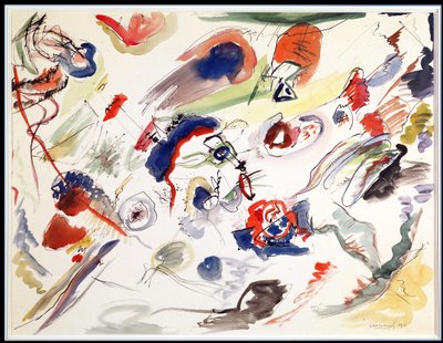 Untitled - First Abstraction, 1910 by Wassily Kandinsky